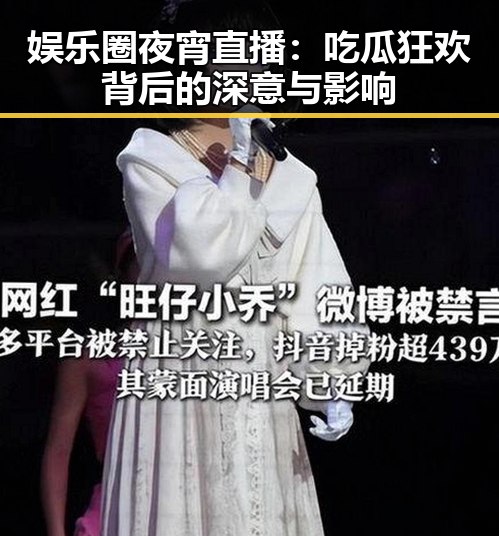 娱乐圈夜宵直播：吃瓜狂欢背后的深意与影响